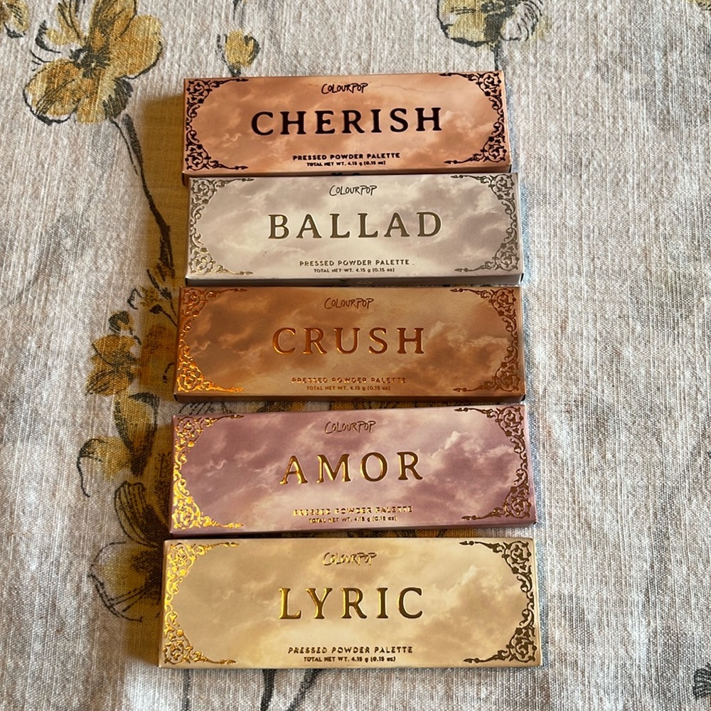Colourpop Love Struck Collection Palettes - Brand New